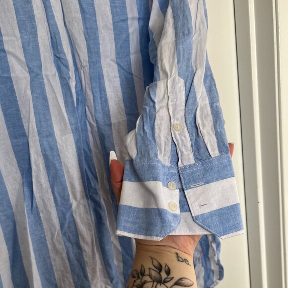 H&M Linen Button-Up Shirt - Picture 3 of 5